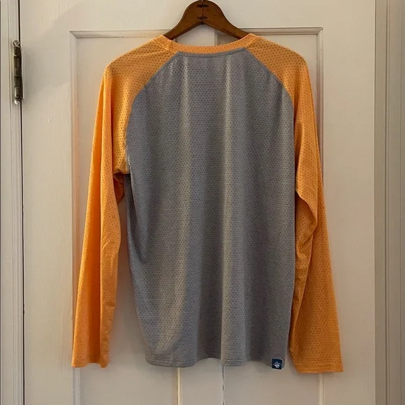 Rabbit Running Men’s EZ Tee Long Sleeve Orange | Size L - Picture 4 of 7